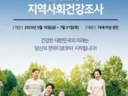 계룡시, 2025년 지역사회건강조사 실시 기사 이미지